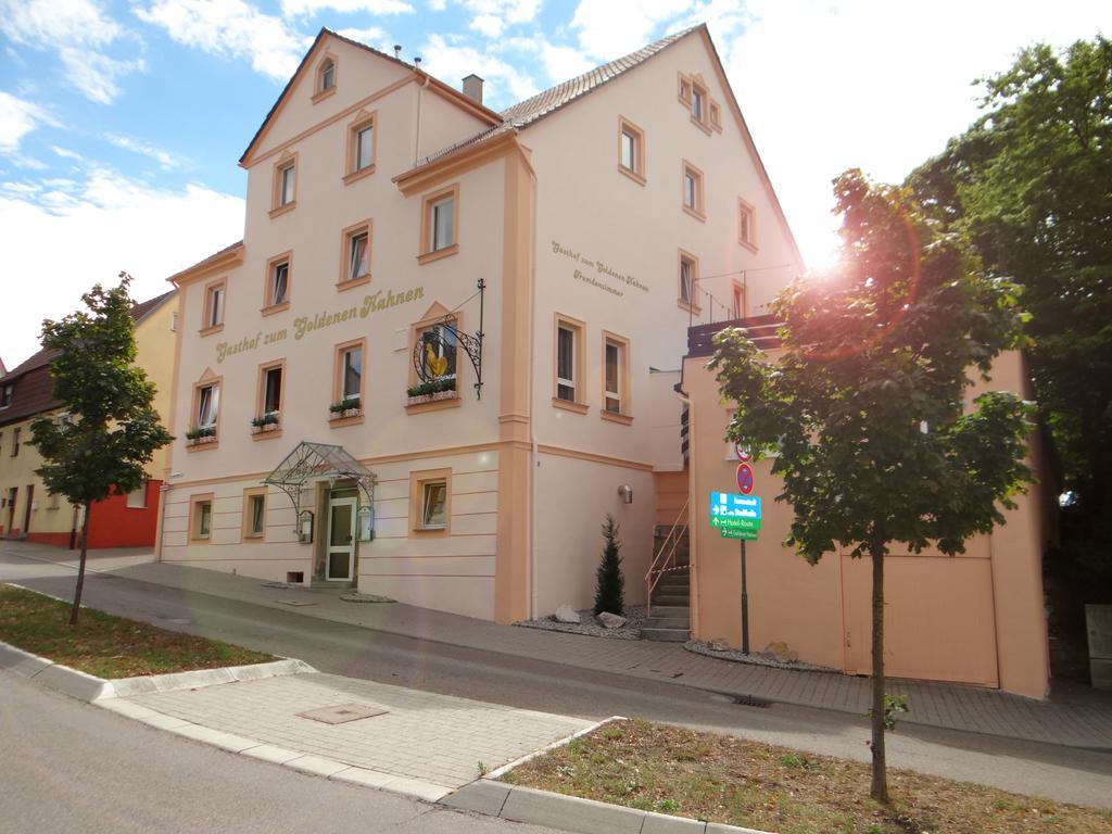 Hotel-Restaurant Zum Goldenen Hahnen Markgröningen Εξωτερικό φωτογραφία